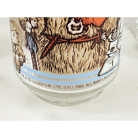 Star Wars Tall Glasses The Empire Strikes Back The Return Of The Jedi 1980 x3 - Picture 7 of 16